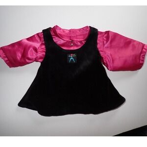 American Girl Pleasant Company Miss AG bear Soft N Shiny Dress Black Retired